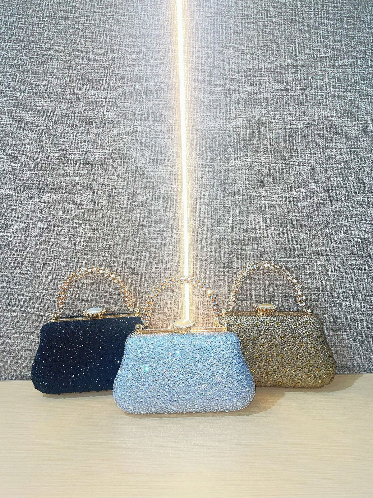 New Foreign Trade Exquisite Evening Bag Diamond Clutch Bag Women's Cheongsam Bag Celebrity Banquet Handbag Rhinestone