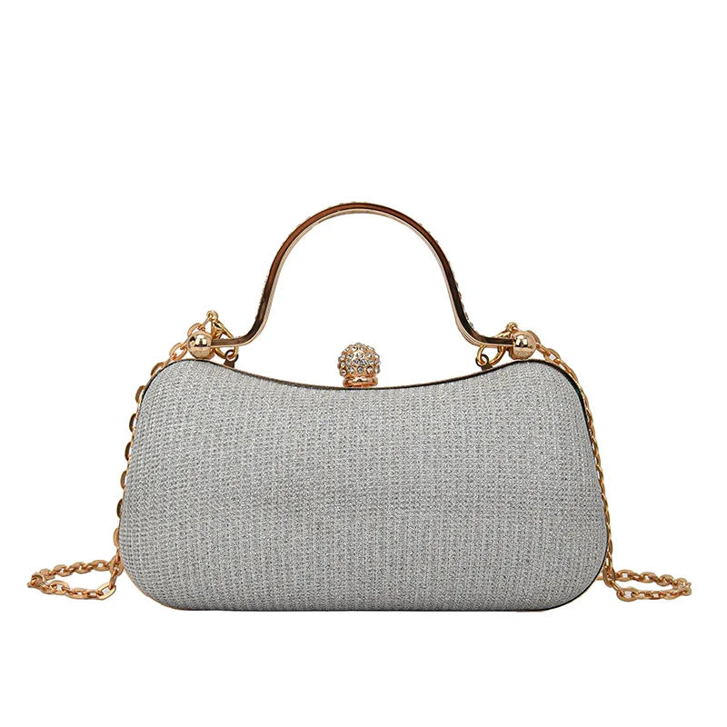 New Fashion Chain Handbags Dinner Banquet Bags Shoulder Luxury Unique Evening Handbags Party Clutch Vintage Underarm Bag Satchel