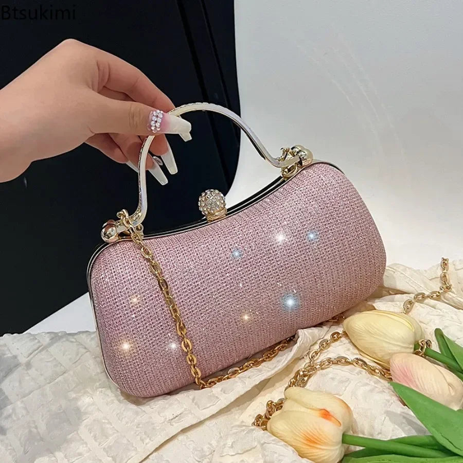 New Fashion Chain Handbags Dinner Banquet Bags Shoulder Luxury Unique Evening Handbags Party Clutch Vintage Underarm Bag Satchel